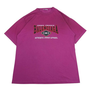 BALENCIAGA バレンシアガ バックロゴ ピンクシャツ