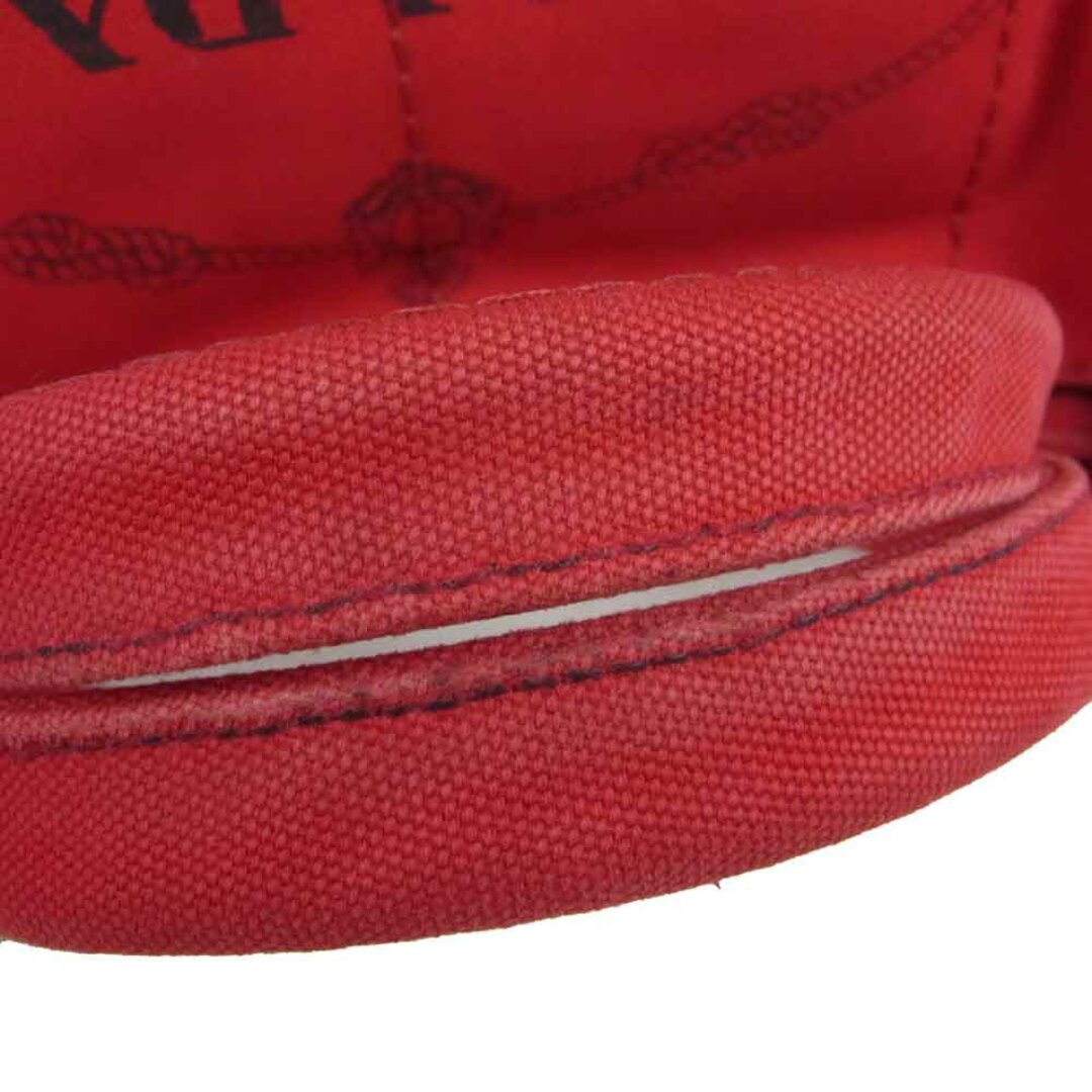 PRADA(プラダ)のPRADA プラダ BN2642 CANAPA ROSSO カナパ 2WAY バッグ トート ショルダー バッグ レッド系【中古】 レディースのバッグ(メッセンジャーバッグ)の商品写真