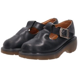 ドクターマーチン(Dr.Martens)の古着 ドクターマーチン Dr.Martens 厚底 ストラップシューズ 英国製 UK3 レディース21.5cm /saa009839(ブーツ)