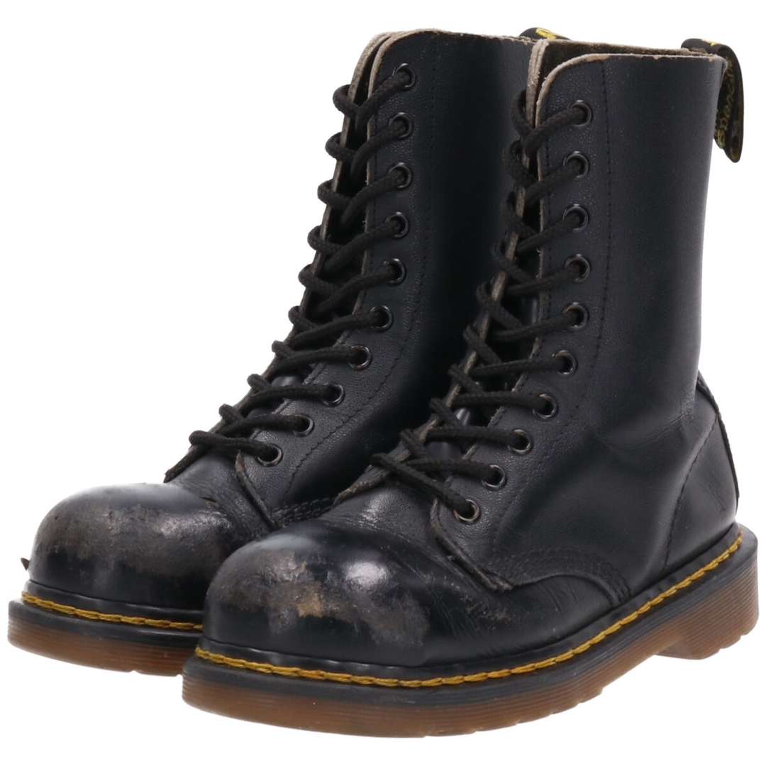 Dr.Martens(ドクターマーチン)の古着 ドクターマーチン Dr.Martens 10ホールブーツ 英国製 レディース22.0cm /saa009843 レディースの靴/シューズ(ブーツ)の商品写真