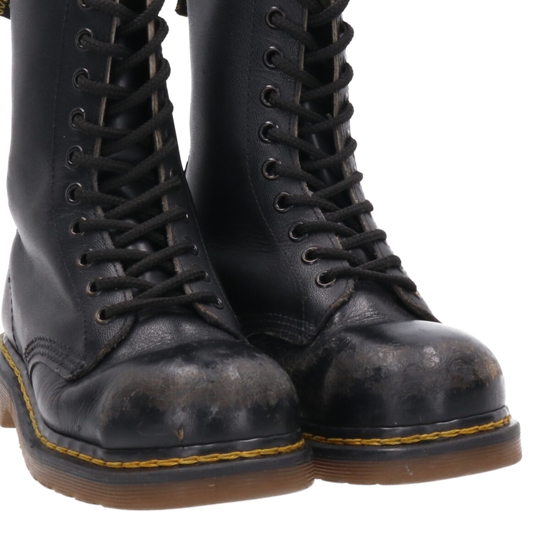 Dr.Martens(ドクターマーチン)の古着 ドクターマーチン Dr.Martens 10ホールブーツ 英国製 レディース22.0cm /saa009843 レディースの靴/シューズ(ブーツ)の商品写真