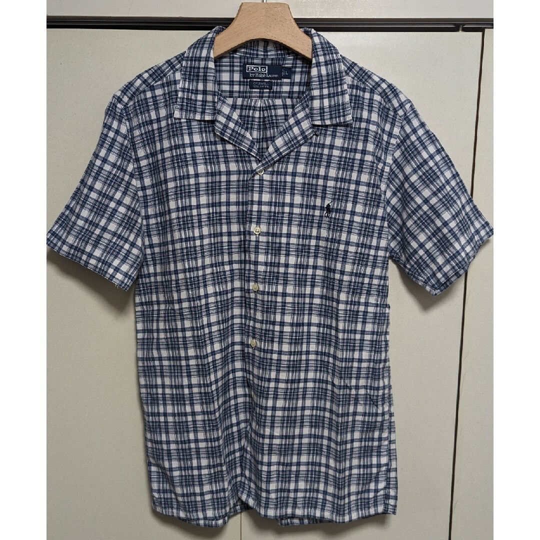 ラルフローレン　CALDWELLオープンカラー チェックシャツ Lサイズ