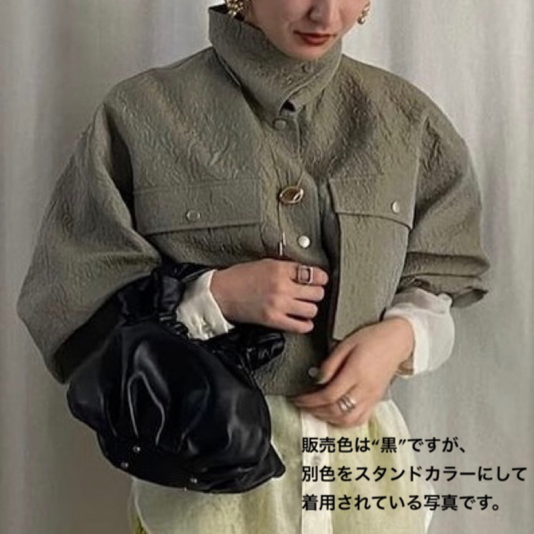 格安販売の AMERIアメリ/EMBOSS SHORT ARMY LIKE JACKET ジャンパー