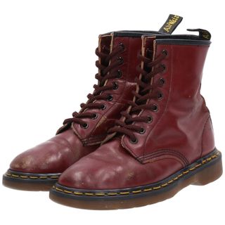 ドクターマーチン(Dr.Martens)の古着 ドクターマーチン Dr.Martens 8ホールブーツ 英国製 UK5 レディース23.5cm /saa009848(ブーツ)