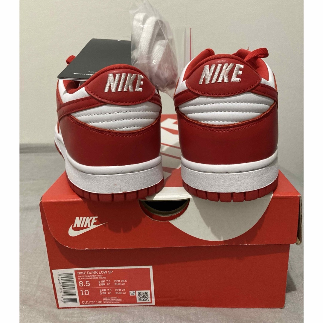 NIKE DUNK LOW SP university red 27