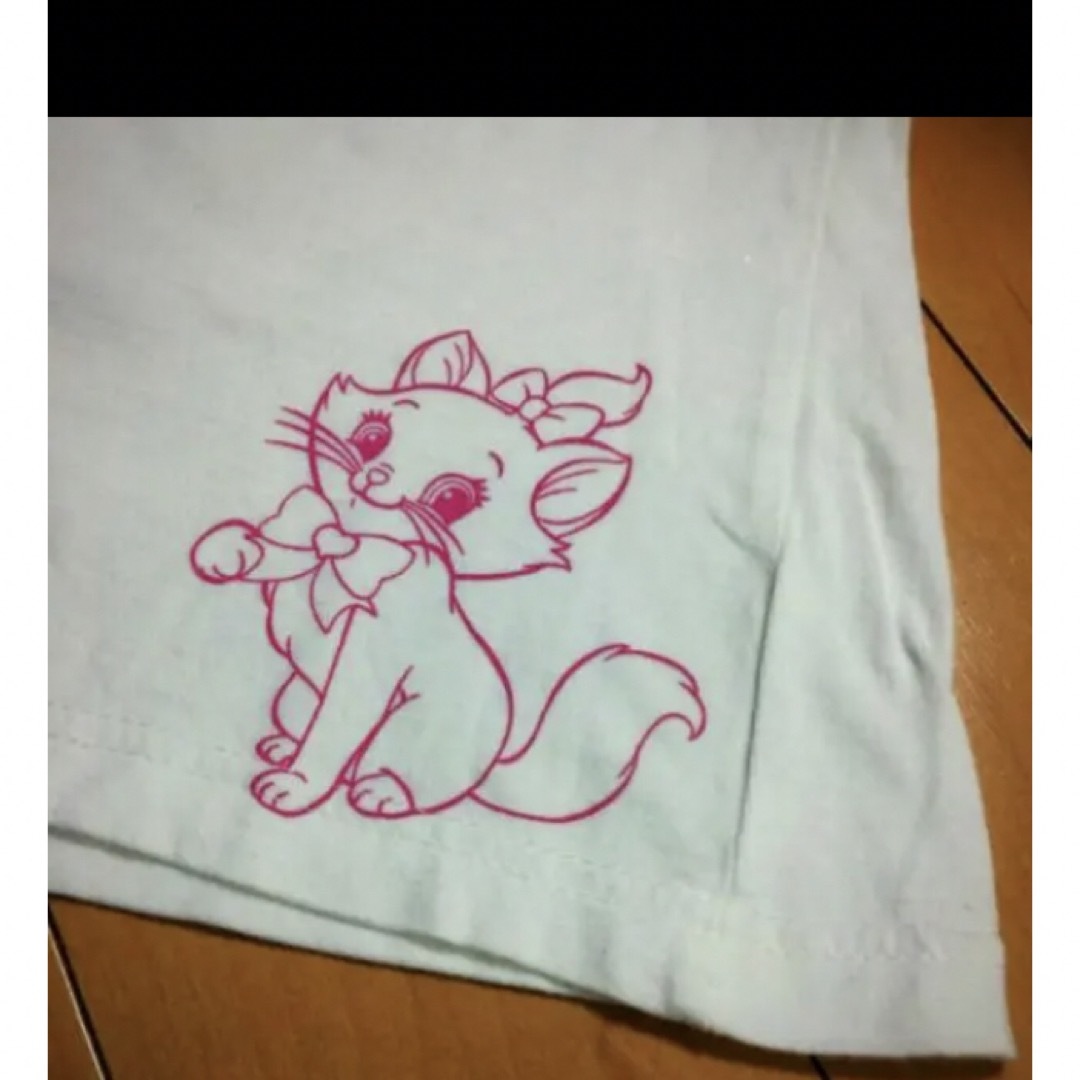 Disney(ディズニー)のAristo cat MarieホワイトコットンT レディースのトップス(Tシャツ(半袖/袖なし))の商品写真