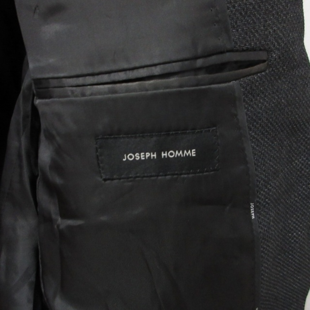 ジョセフオム 美品 テーラードジャケット ブレザー 黒 S-M ECM メンズのジャケット/アウター(テーラードジャケット)の商品写真