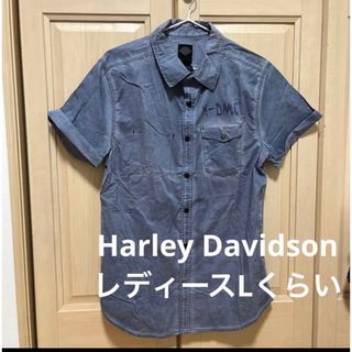 ハーレーダビッドソン(Harley Davidson)のHarley Davidson ハーレーダビッドソン　レディースシャツ　L(シャツ/ブラウス(半袖/袖なし))