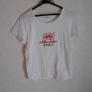 ナチュラルビューティーベーシック(NATURAL BEAUTY BASIC)のBASICLAND ベーシックランド Tシャツ ホワイト Lサイズ(Tシャツ(半袖/袖なし))