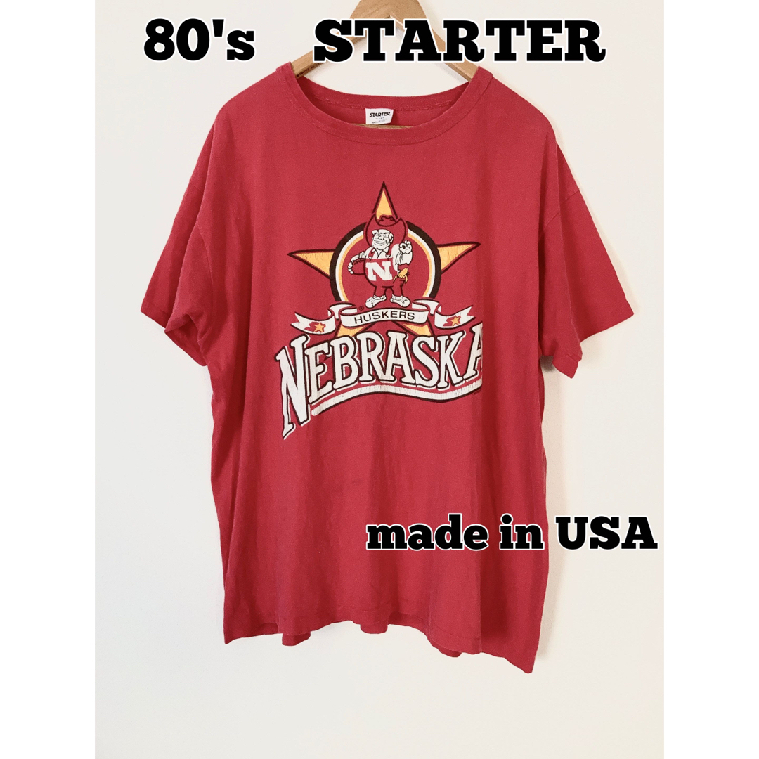 STARTER スターター　半袖Tシャツ カレッジT 80's  USA製