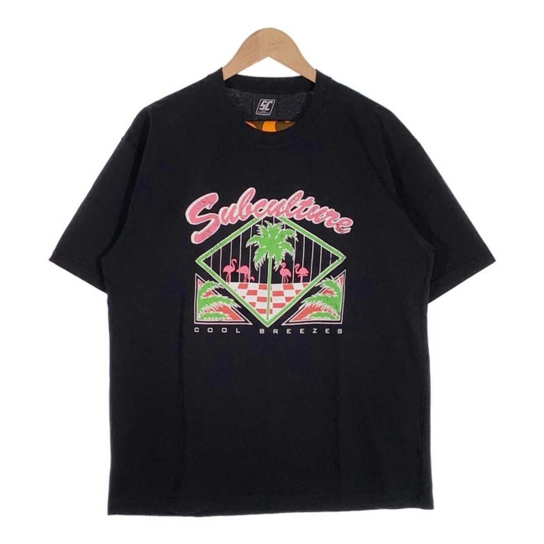 サブカルチャー 23SS フラミンゴ Tシャツ ブラック サイズ 3