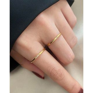 セオリー(theory)の【Design gold ring set】#651 18k(リング(指輪))