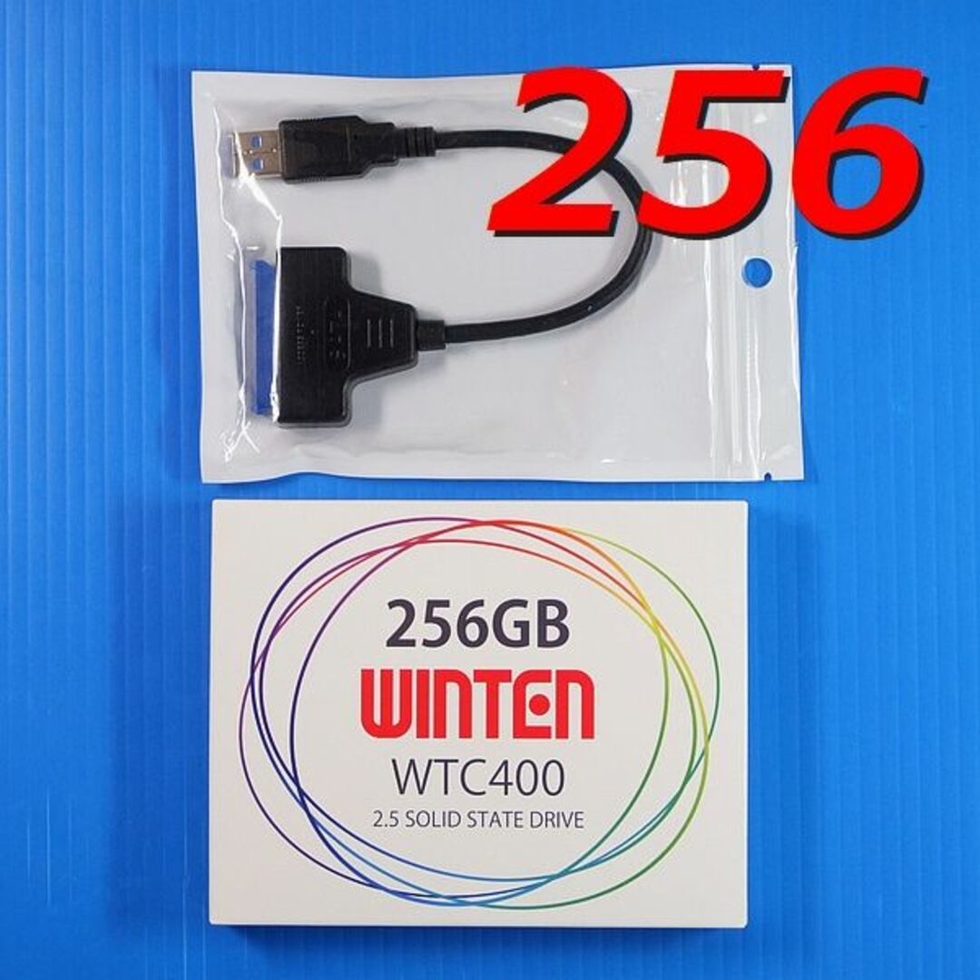 SSD 256GB】WINTEN WTC400 w/USB3.0ケーブルの通販 by シナモン's shop ...