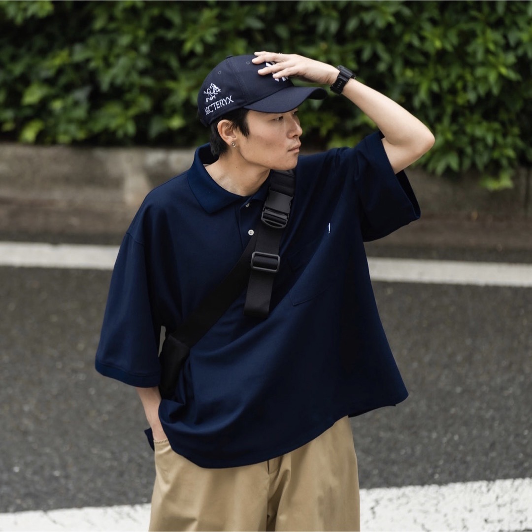 clesste - MASSIVE POLO SHIRT (navy)