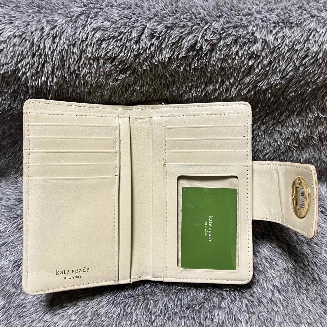 ケイトスペード キルティング レザー 折り財布〔レディース〕 3