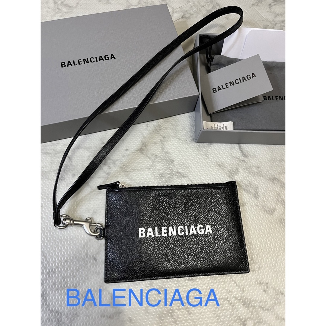 Balenciaga - 美品 BALENCIAGA コインケース 首掛け カード 携帯ケース