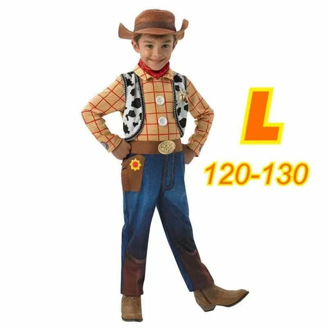 130cm 大人気!トイストーリー ウッディコスチューム コスプレ ハロウィンの通販 by ヴィラ 130cm 大人気!トイストーリー ウッディコスチューム コスプレ ハロウィン
