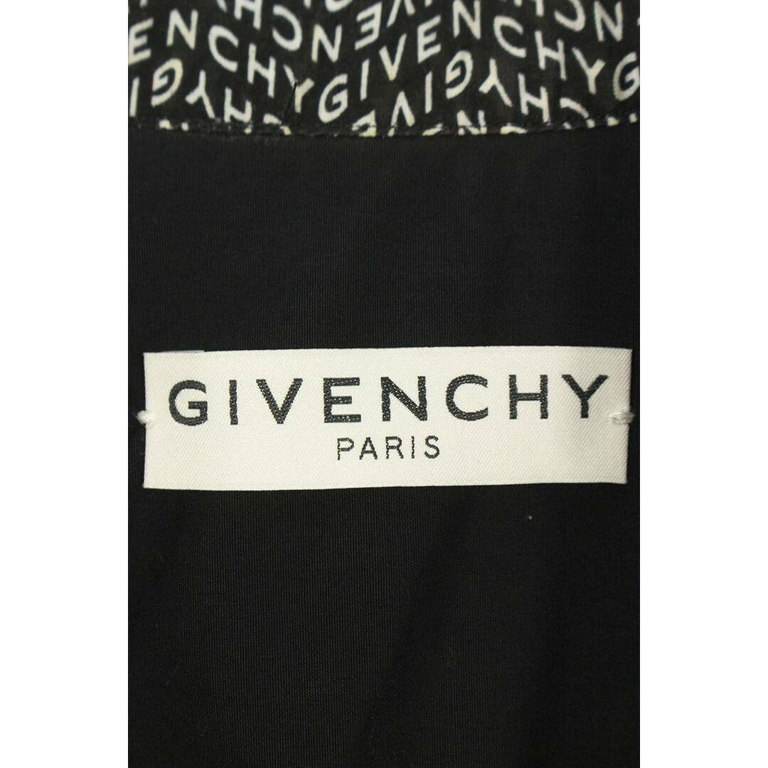 GIVENCHY(ジバンシィ)のジバンシィ  BM60MH109F ボタンダウンロゴ総柄ドッキング長袖シャツ メンズ 38 メンズのトップス(シャツ)の商品写真