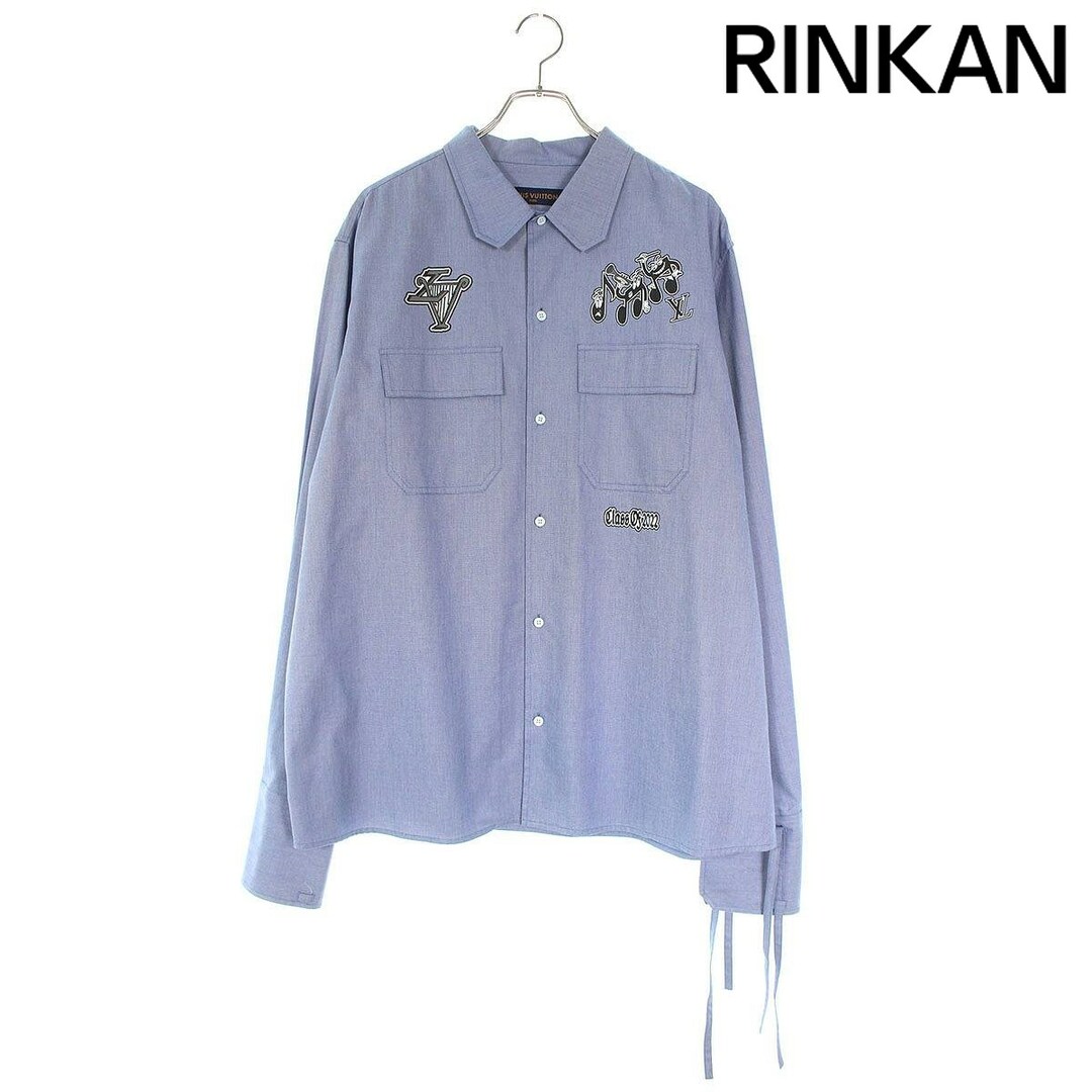 ルイヴィトン RM231M TJ0 HOS22W キャラクタープリント長袖シャツ メンズ XXLトップス