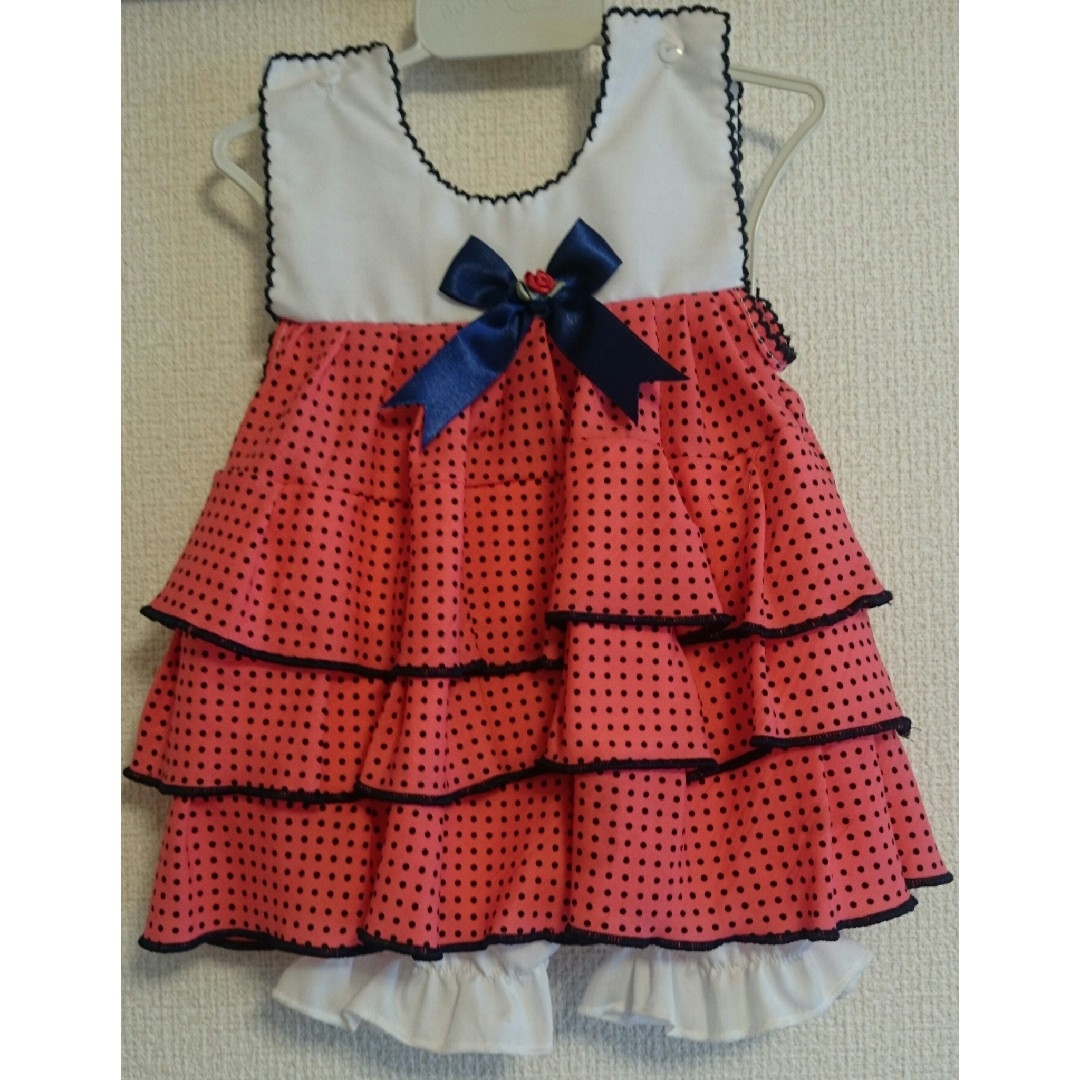 ベビードレス キッズ 女の子 Baby dress with pants キッズ/ベビー/マタニティのキッズ服女の子用(90cm~)(ワンピース)の商品写真