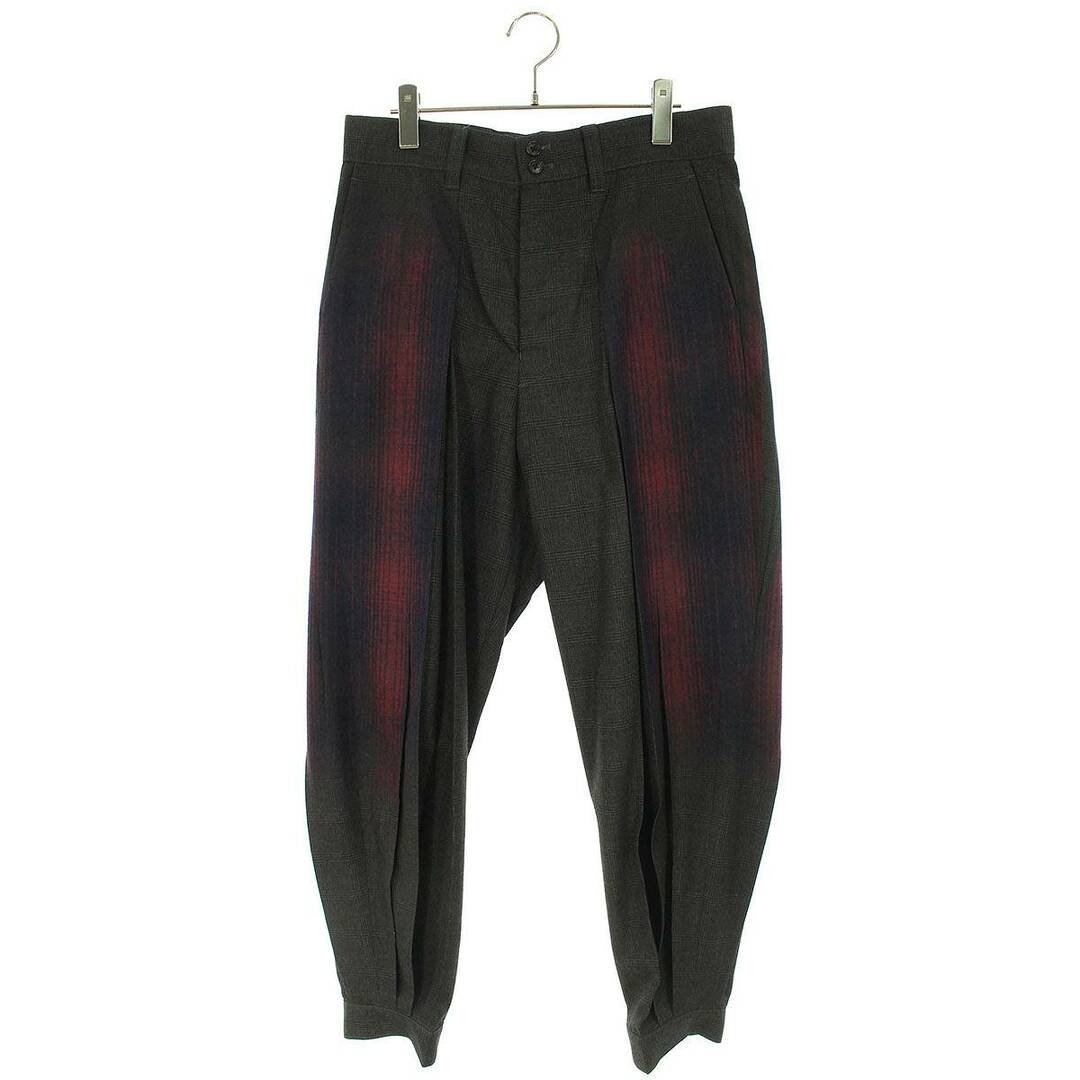 ターク TAAKK  18AW  TEAR OFF CHECK PANTS TA18AW-PT007 チェックスラックスロングパンツ メンズ 2