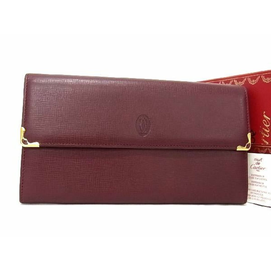 □新品□未使用□ Cartier カルティエ マストライン レザー 二つ折り