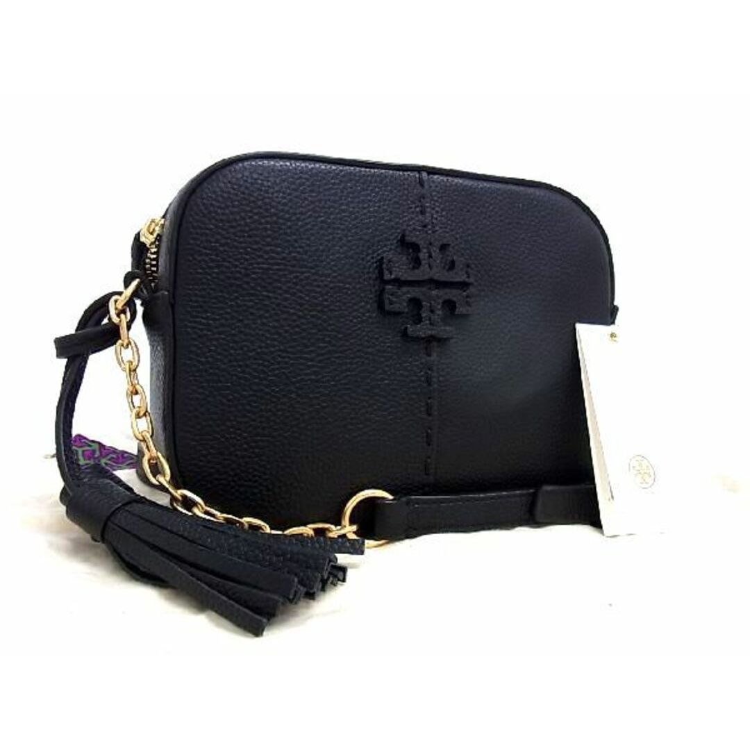 ■新品■未使用■ TORY BURCH トリーバーチ マックグロー レザー クロスボディ ショルダーバッグ レディース ブラック系 AR1270