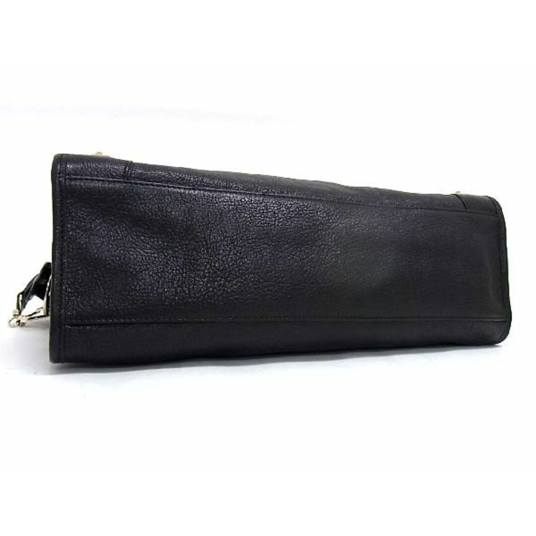 Balenciaga(バレンシアガ)の■極美品■ BALENCIAGA バレンシアガ 115748 ザ・シティ レザー ミラー付き 2WAY ハンドバッグ ショルダー ブラック系 AN8372  レディースのバッグ(ハンドバッグ)の商品写真