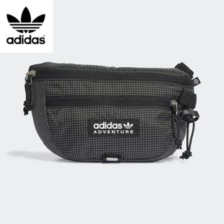 アディダス(adidas)のadidas アディダス　ウエストバッグ　ウエストポーチ　ボディバッグ黒(ウエストポーチ)