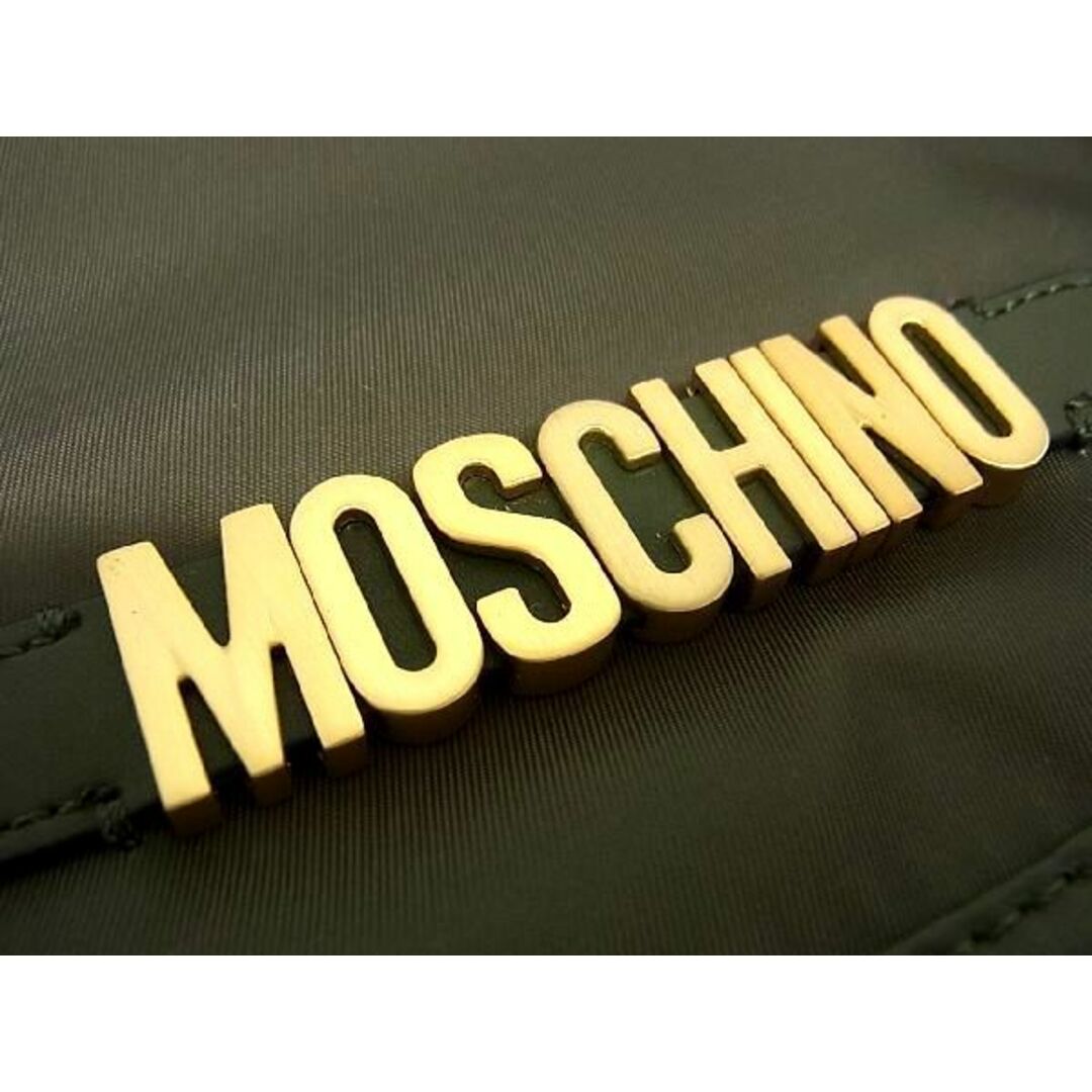 □新品□未使用□ MOSCHINO モスキーノ ナイロン×レザー クラッチ