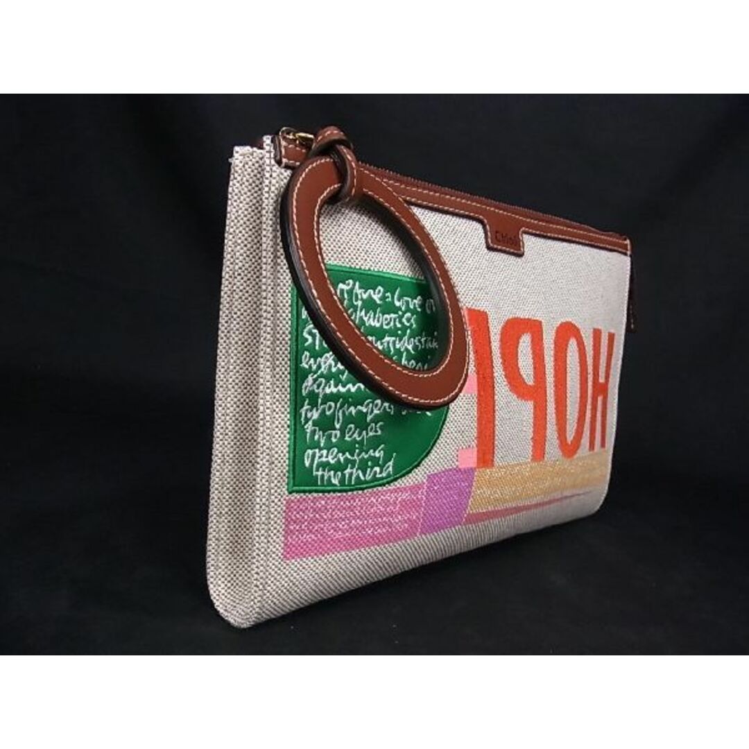 Chloe コリータ ケント クラッチ HOPE Canvas Clutch