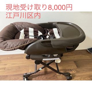 コンビ(combi)の【現地受取8,000円】ネムリラ　コンビ　電動バウンサー(ベビーベッド)