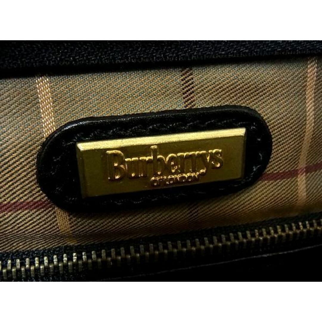 BURBERRY(バーバリー)の■新品同様■ Burberrys バーバリーズ レザー クラッチバッグ セカンドバッグ メンズ ブラック系 CA9773  メンズのバッグ(その他)の商品写真