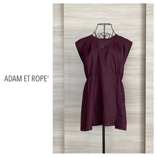 アダムエロぺ(Adam et Rope')のADAM ET ROPE' アダムエロペ　バック釦ボイルチュニック(チュニック)