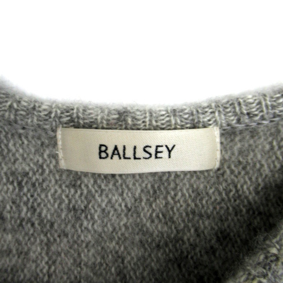 Ballsey(ボールジィ)のボールジー トゥモローランド ニット セーター 七分袖 カシミヤ 38 グレー レディースのトップス(ニット/セーター)の商品写真