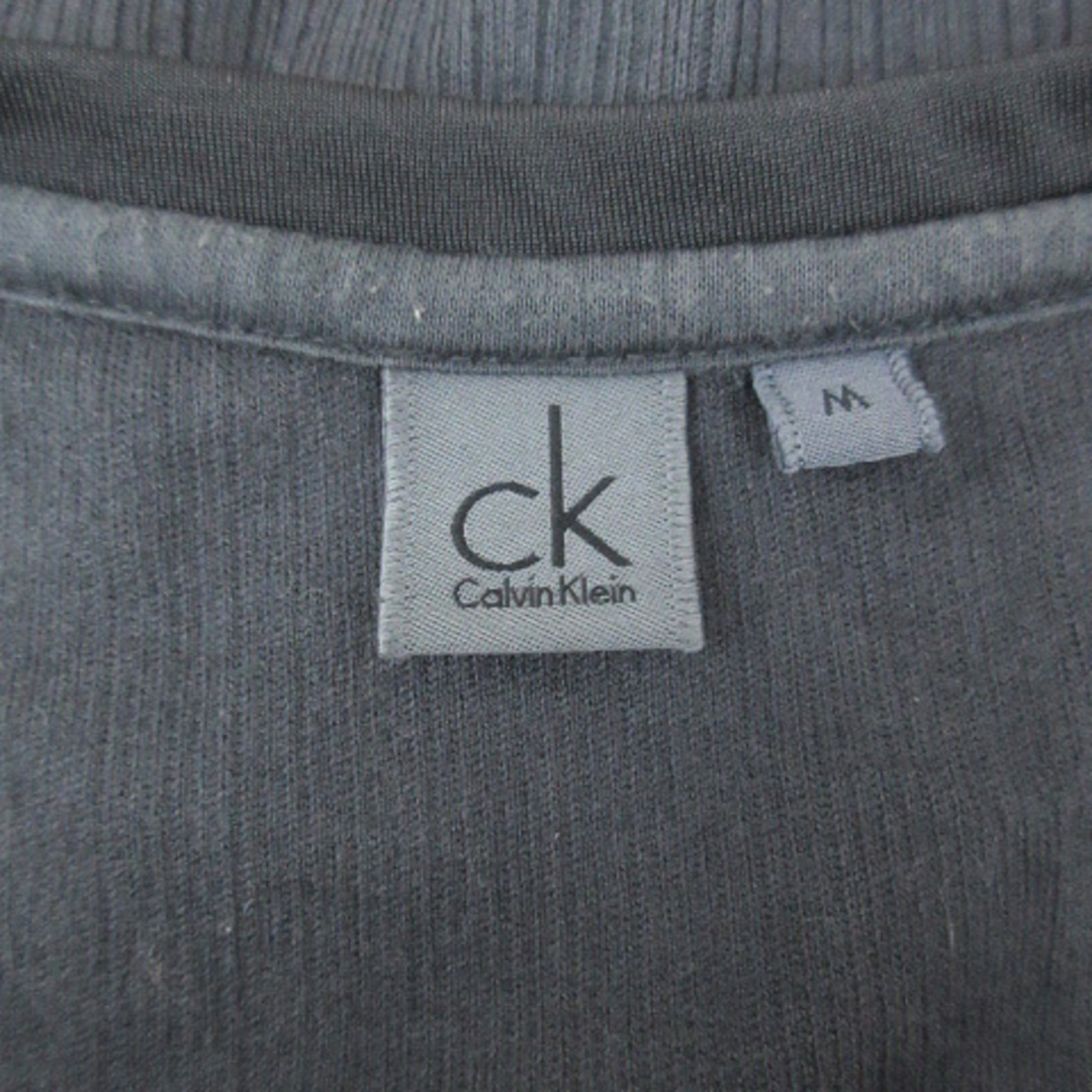 ck Calvin Klein(シーケーカルバンクライン)のシーケーカルバンクライン Tシャツ カットソー 半袖 M チャコールグレー 黒 メンズのトップス(Tシャツ/カットソー(半袖/袖なし))の商品写真