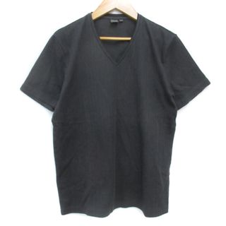 シーケーカルバンクライン(ck Calvin Klein)のシーケーカルバンクライン Tシャツ カットソー 半袖 M チャコールグレー 黒(Tシャツ/カットソー(半袖/袖なし))