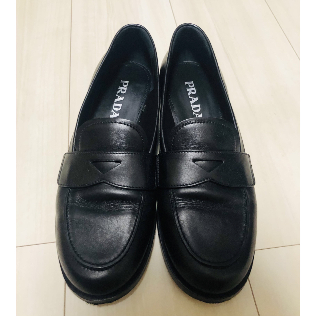 PRADA ローファー 黒 25cm 1回のみ着用