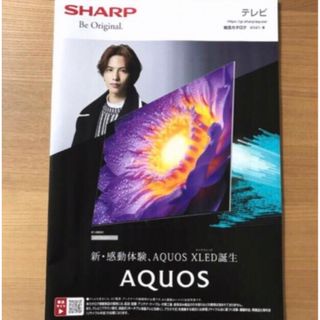 シャープ(SHARP)の表紙 志尊淳 シャープ AQUOS XLED カタログ 2021冬(男性タレント)