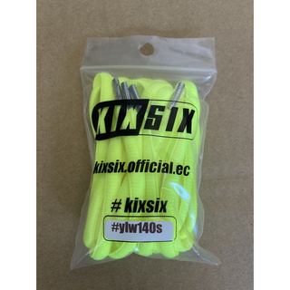 キックスシックス(KIXSIX)のKIXSIX OVAL SHOELACE yellow 140(その他)