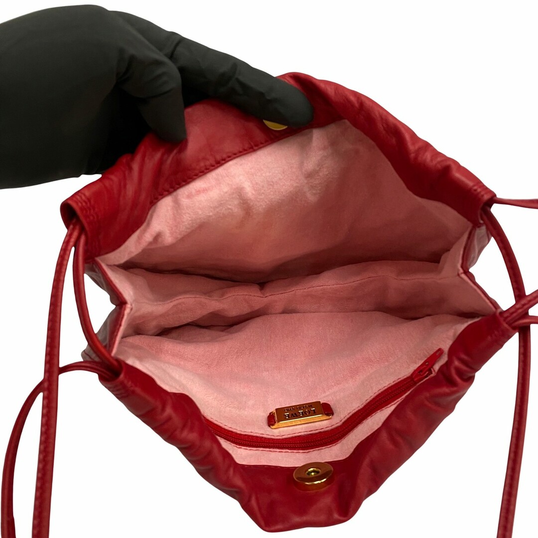 LOEWE - 極 美品 LOEWE ロエベ ヴィンテージ アナグラム ロゴ 型押し