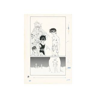 集英社 - 冨樫義博展 幽☆遊☆白書 幽遊白書 複製原稿 2枚セットの通販