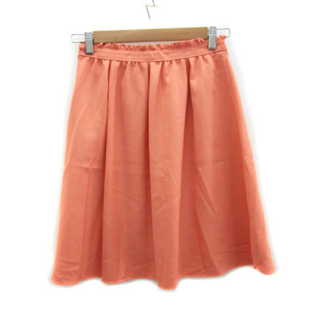 ef-de(エフデ)のエフデ ef-de フレアスカート ひざ丈 リボン 9 ピンク /MS14 レディースのスカート(ひざ丈スカート)の商品写真