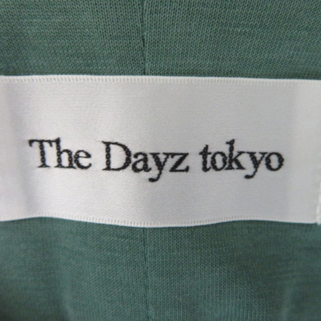 The Dayz tokyo(ザデイズトウキョウ)のザデイズトウキョウ ノースリーブワンピース ミニ丈 Vネック 無地 F 緑 レディースのワンピース(ミニワンピース)の商品写真