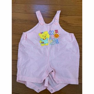 ミキハウス(mikihouse)のミキハウス♡サロペット ロンパース 70cm(ロンパース)