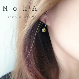 ◆再販◆まるでピアス✨雫スワロのフープイヤリング◯*・。゜(イヤリング)