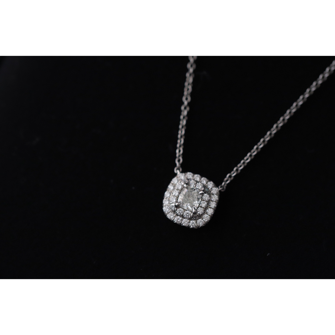 美品 ティファニー Tiffany ダイヤモンド ネックレス 0.48ct