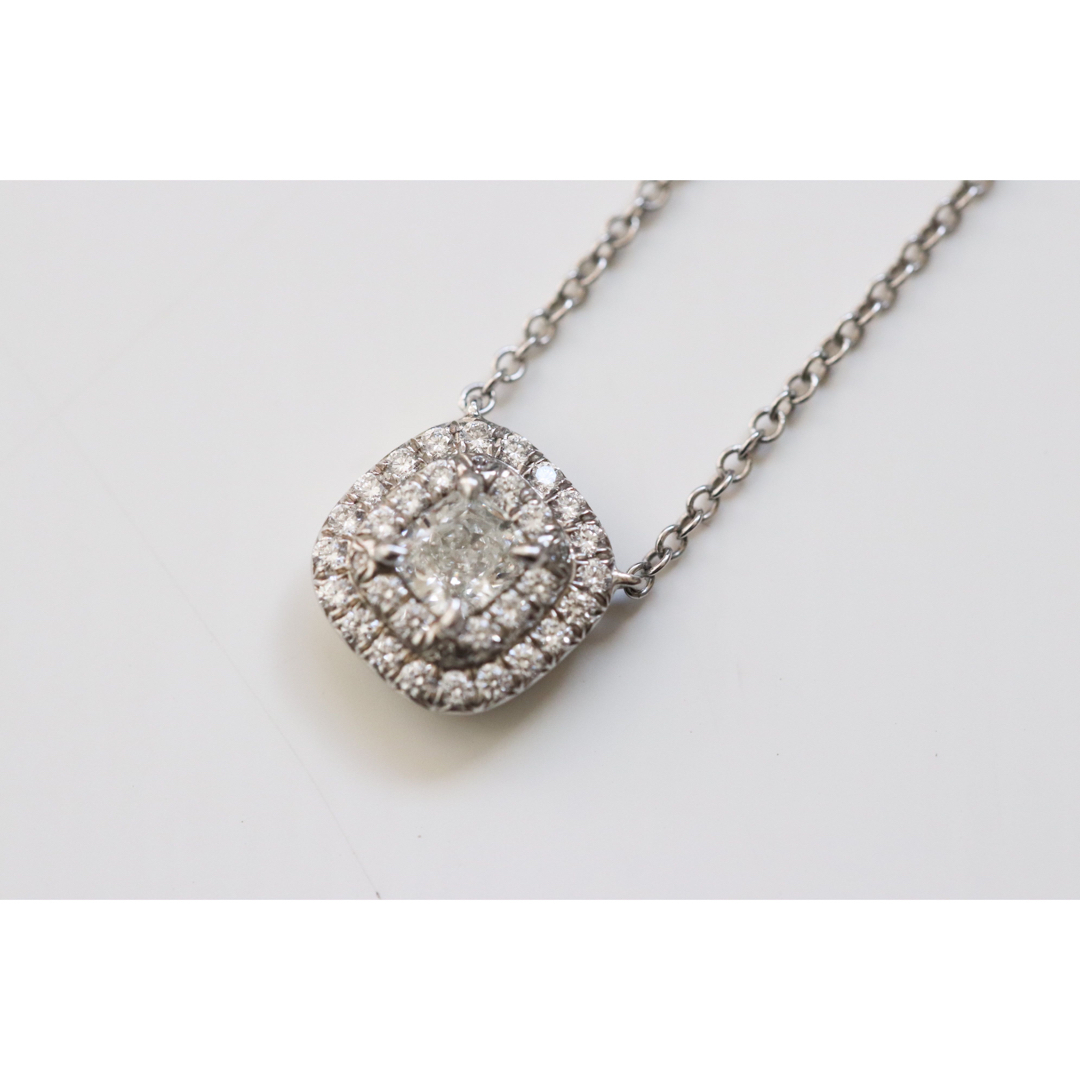 美品 ティファニー Tiffany ダイヤモンド ネックレス 0.48ct