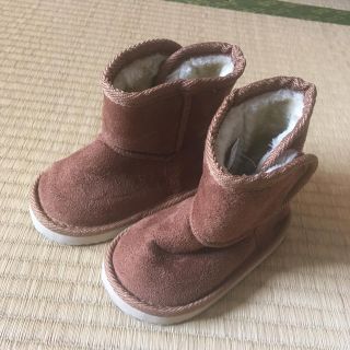 【美品】ムートンブーツ14cm(ブーツ)