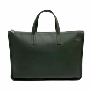 ✨LOEWE✨トートバッグ ロゴ 刻印 ブラック ナパレザー